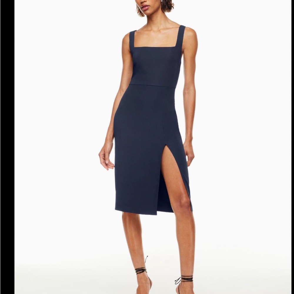 '90s Slit Midi Dress babaton